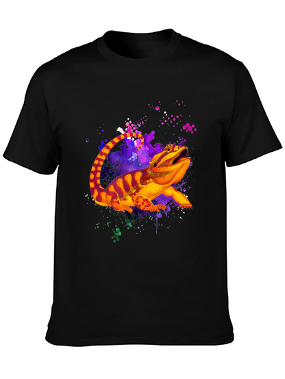Bearded Dragon Graphic Tee - Black