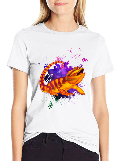 Bearded Dragon Graphic Tee - Black