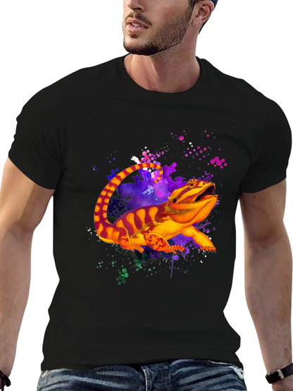 Bearded Dragon Graphic Tee - Black