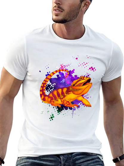 Bearded Dragon Graphic Tee - Black