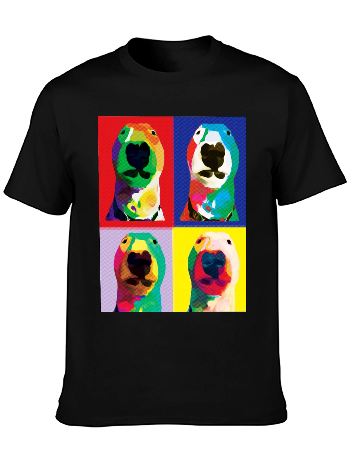 Pop Art Dog Portrait T-Shirt