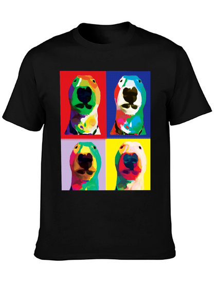 Pop Art Dog Portrait T-Shirt