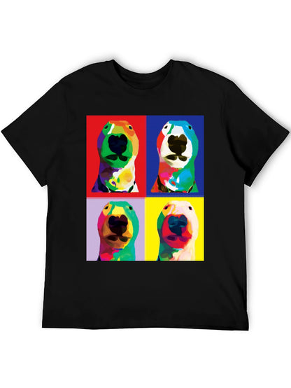 Pop Art Dog Portrait T-Shirt
