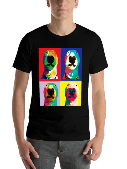 Pop Art Dog Portrait T-Shirt