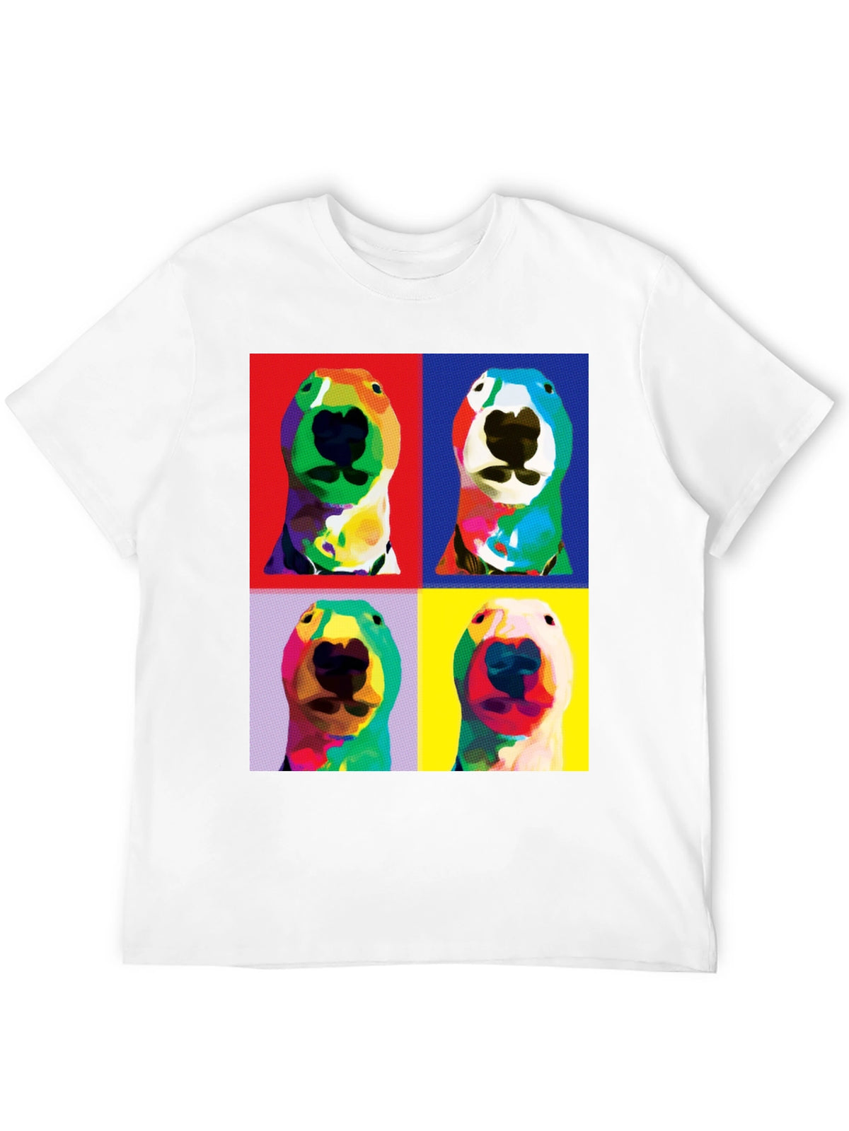 Pop Art Dog Portrait T-Shirt