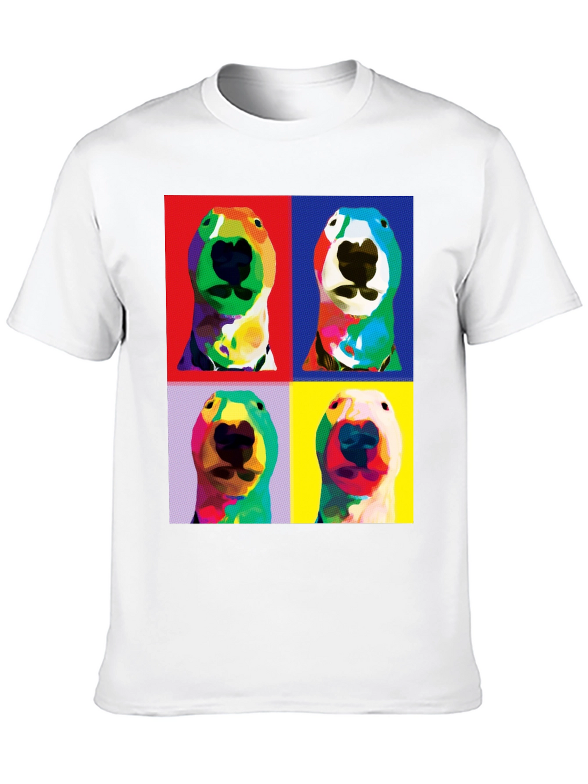 Pop Art Dog Portrait T-Shirt