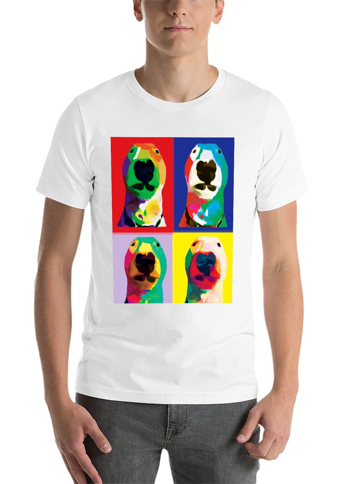 Pop Art Dog Portrait T-Shirt