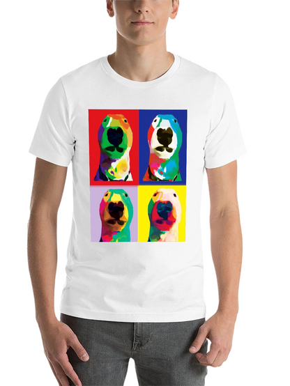 Pop Art Dog Portrait T-Shirt
