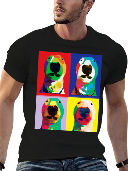 Pop Art Dog Portrait T-Shirt