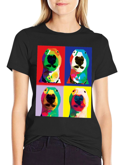 Pop Art Dog Portrait T-Shirt