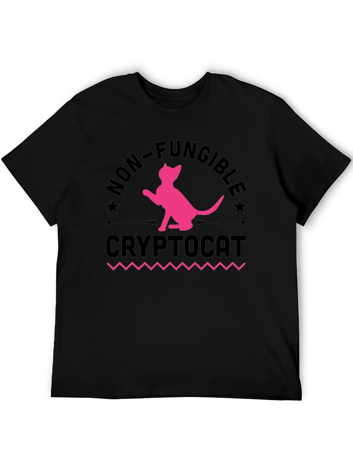 CryptoCat NFT T-Shirt - Non-Fungible Cat Design