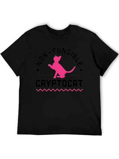 CryptoCat NFT T-Shirt - Non-Fungible Cat Design