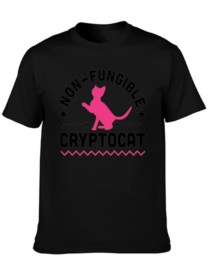 CryptoCat NFT T-Shirt - Non-Fungible Cat Design