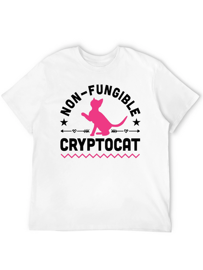 CryptoCat NFT T-Shirt - Non-Fungible Cat Design