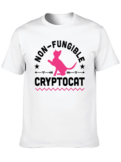 CryptoCat NFT T-Shirt - Non-Fungible Cat Design
