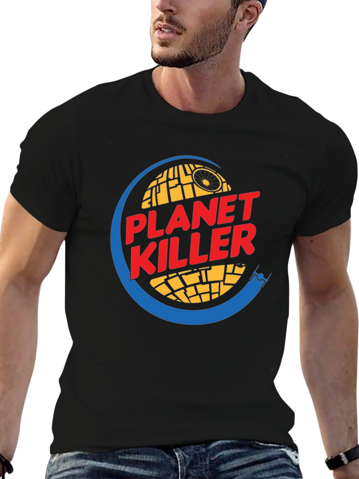 Planet Killer Graphic T-Shirt - Black Cotton Tee