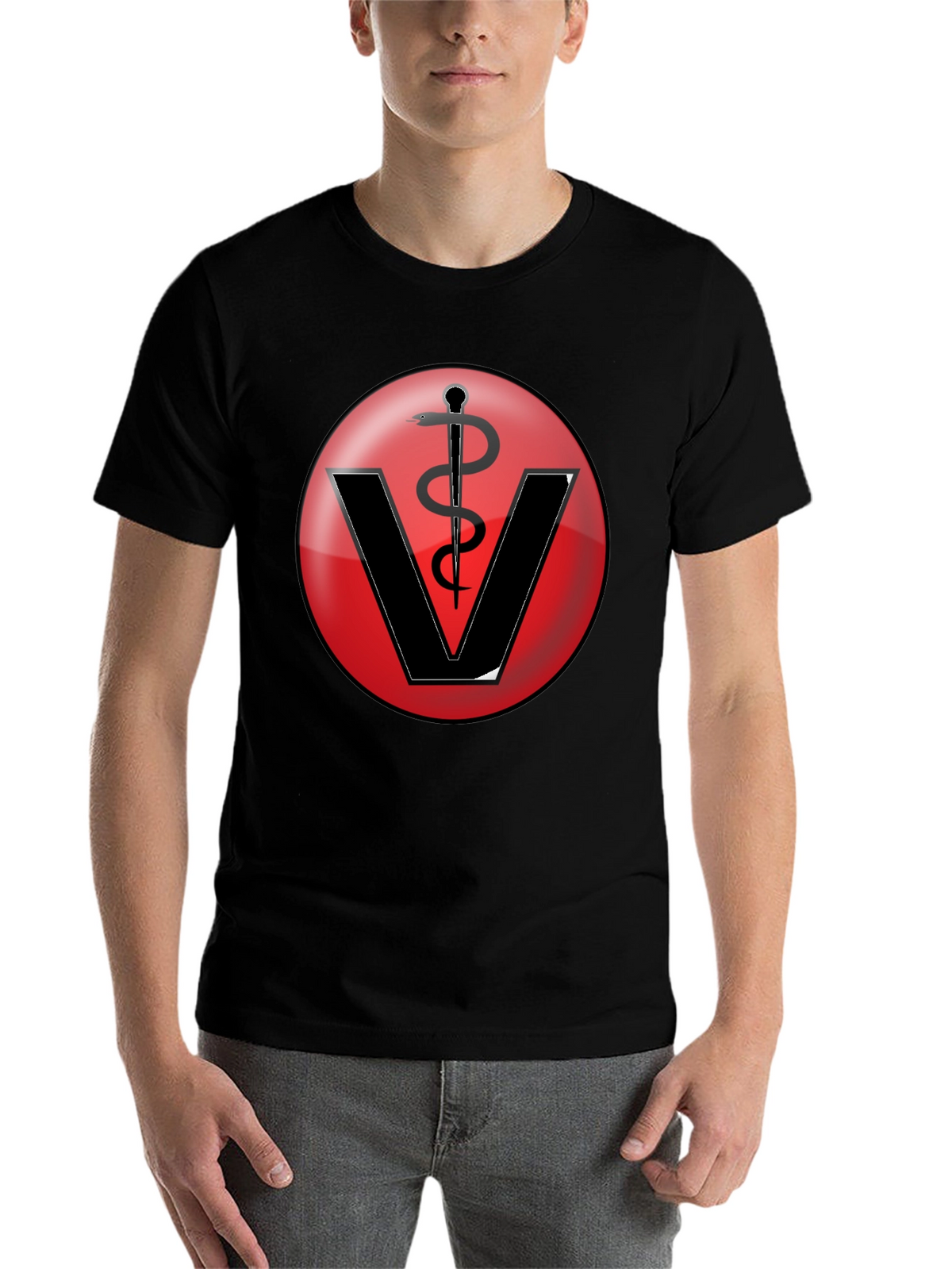 Veterinarian Symbol T-Shirt - Classic Vet Design