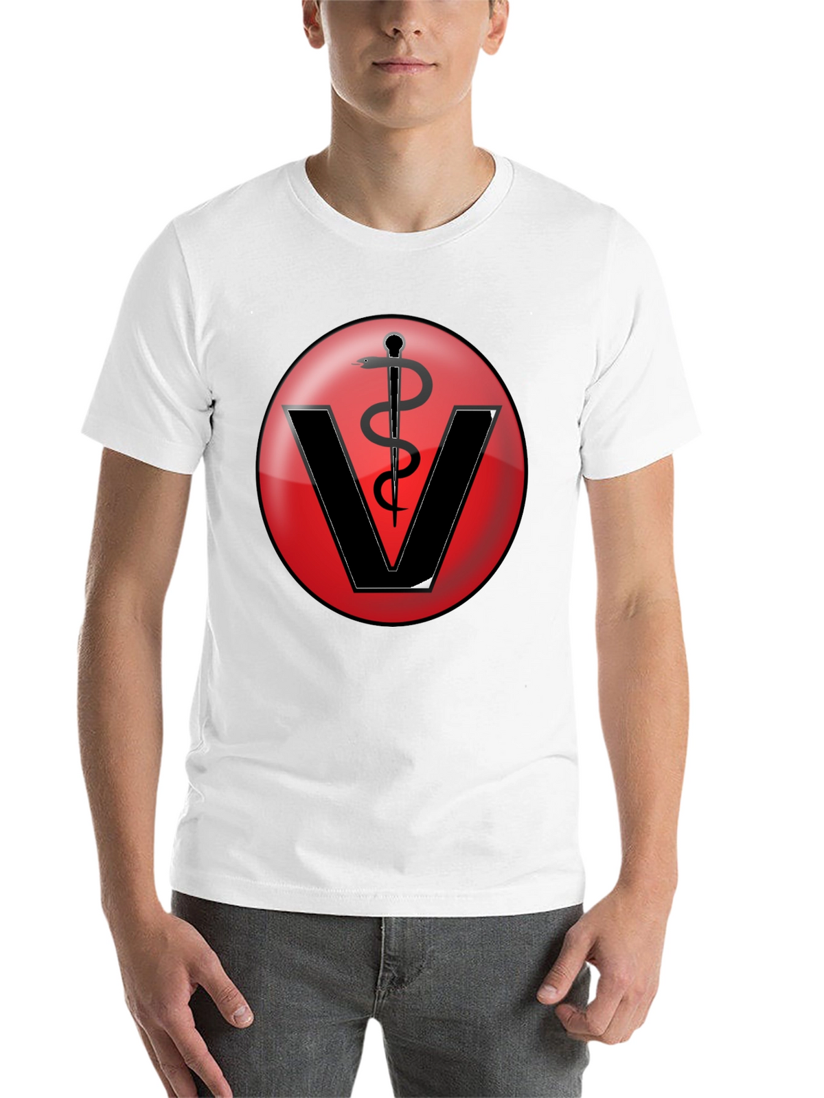 Veterinarian Symbol T-Shirt - Classic Vet Design