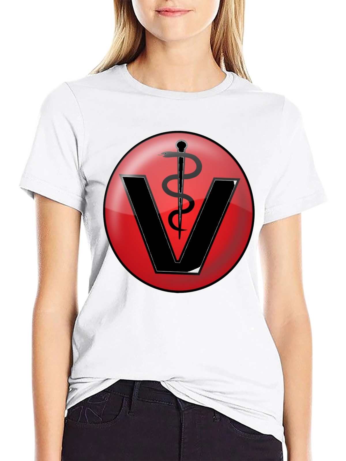 Veterinarian Symbol T-Shirt - Classic Vet Design