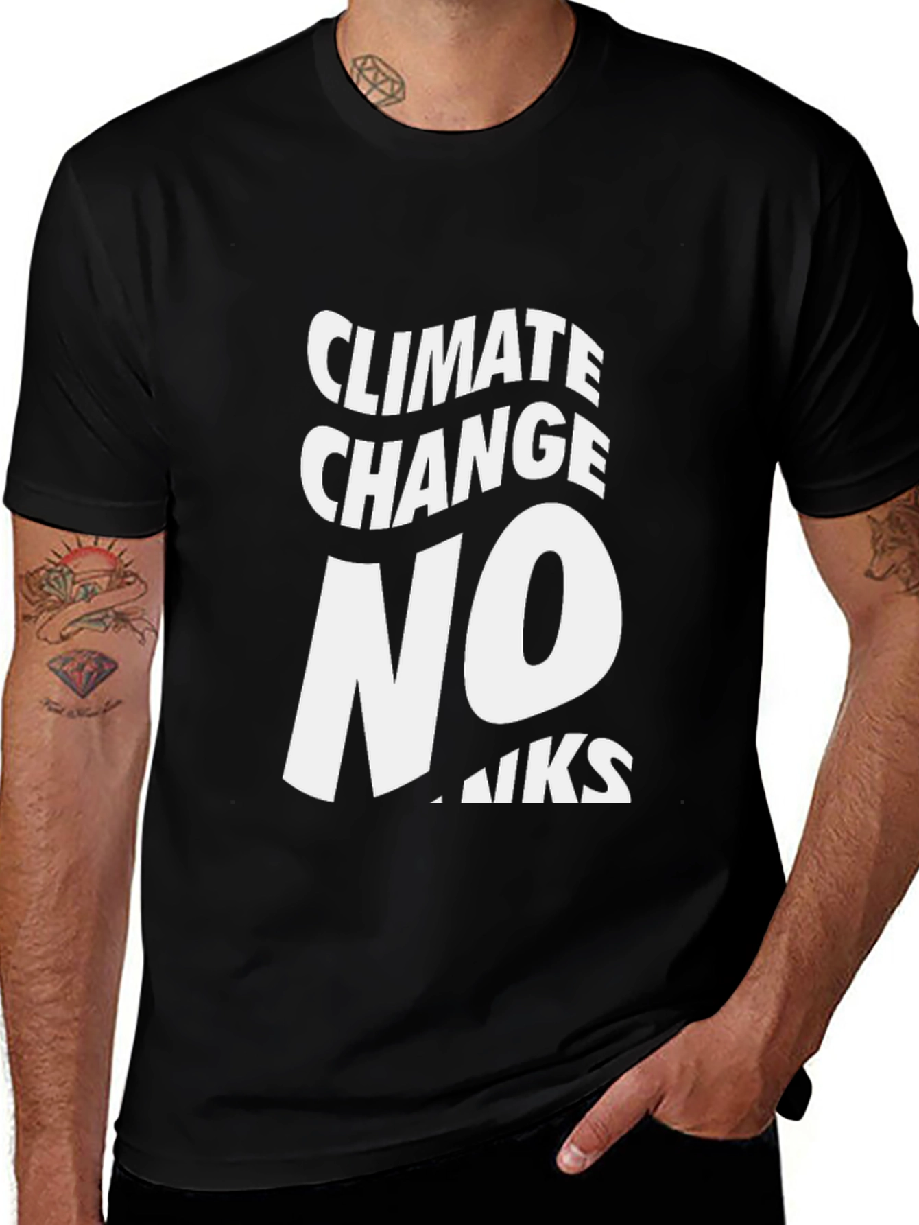Climate Change No Thanks Graphic Tee