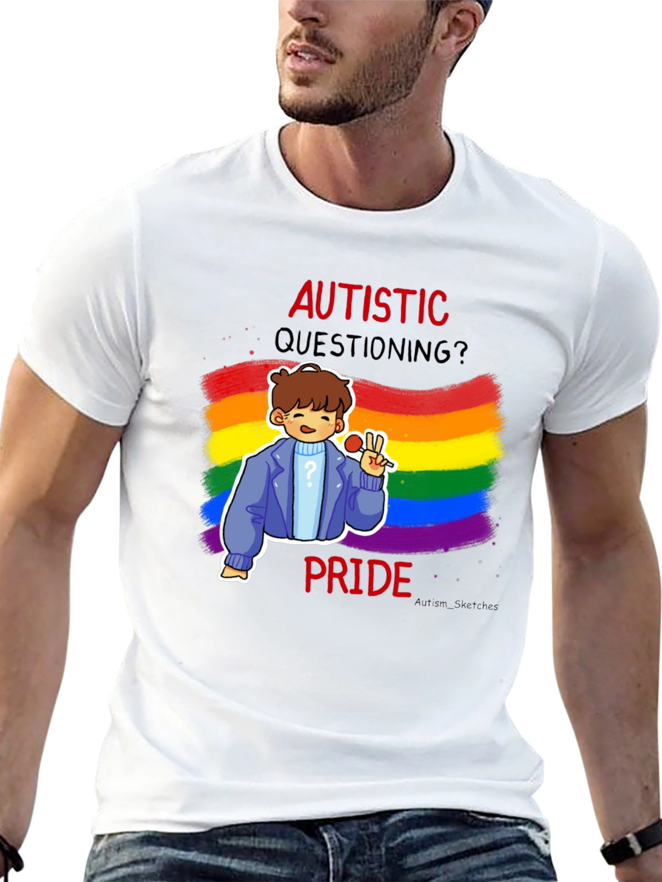 Autistic Questioning Pride T-Shirt