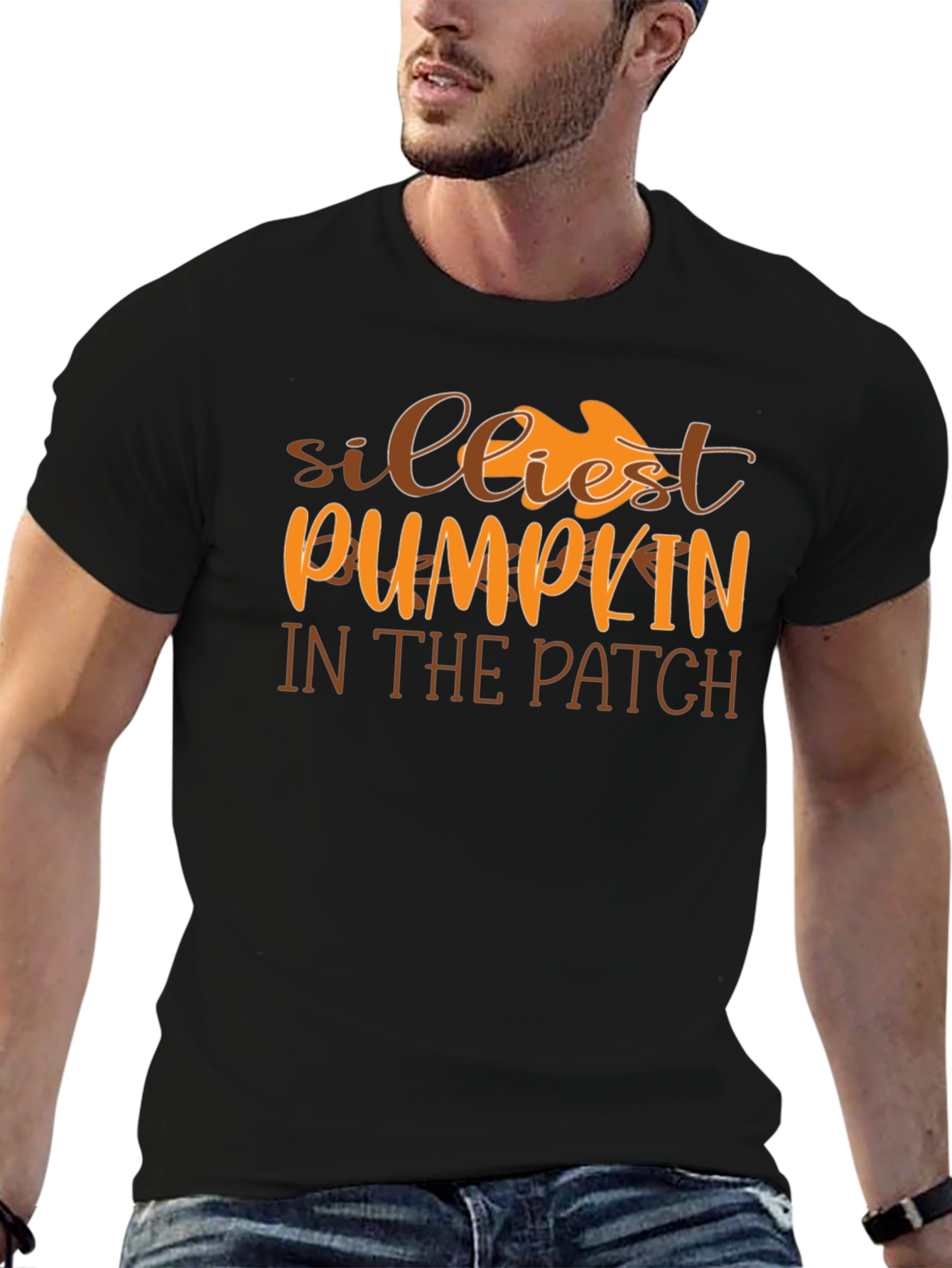 Silliest Pumpkin in the Patch Black Graphic Tee