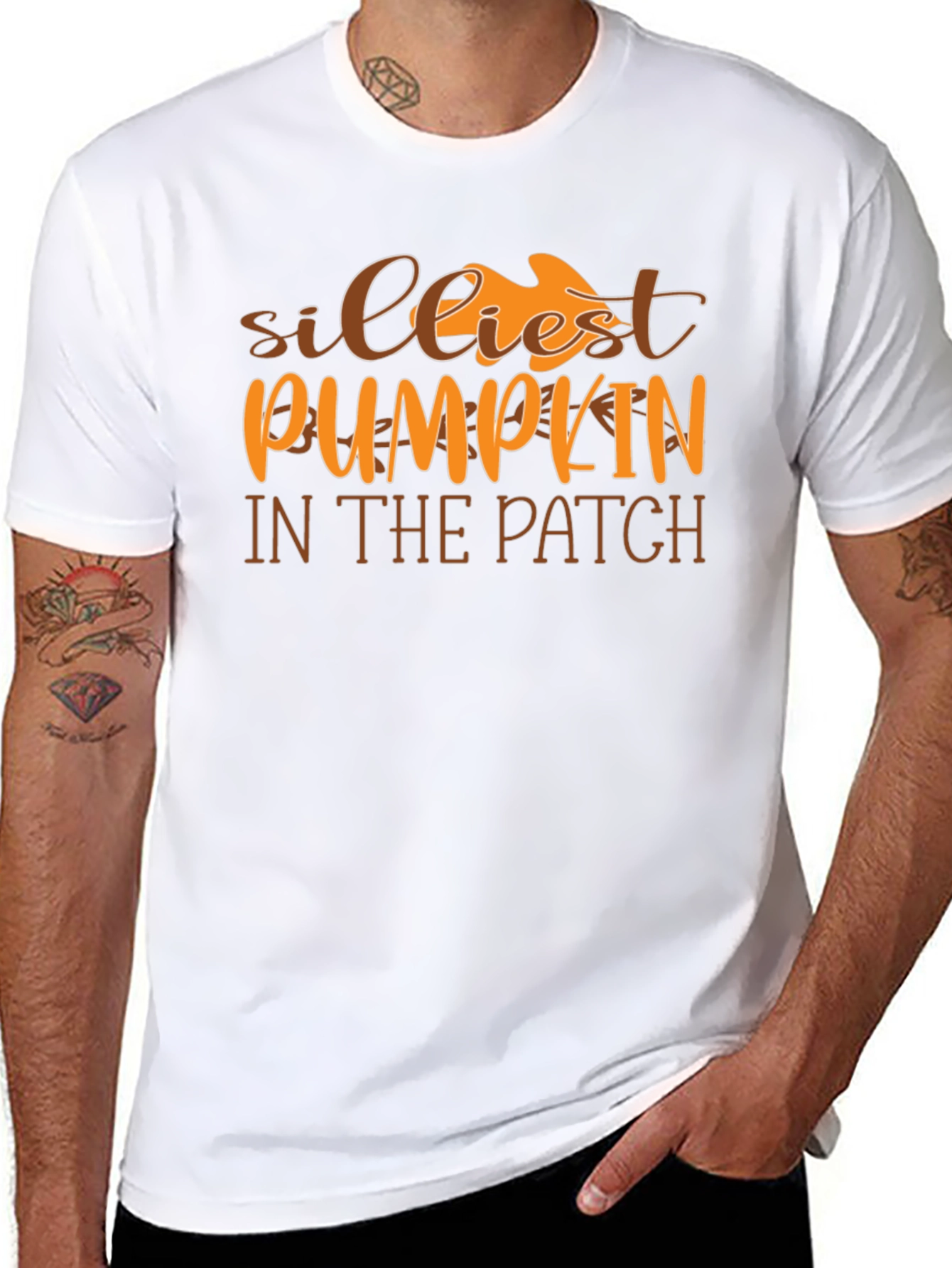 Silliest Pumpkin in the Patch Black Graphic Tee