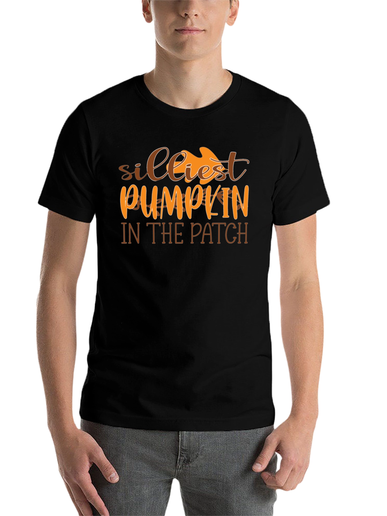 Silliest Pumpkin in the Patch Black Graphic Tee