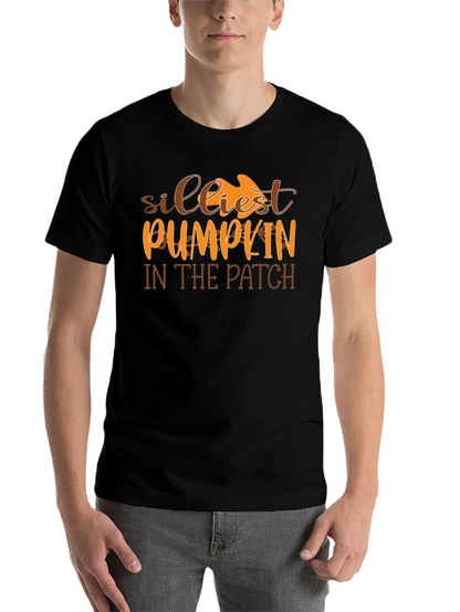 Silliest Pumpkin in the Patch Black Graphic Tee