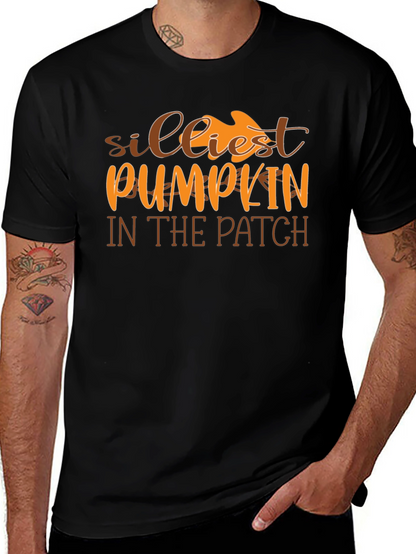 Silliest Pumpkin in the Patch Black Graphic Tee