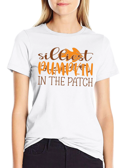 Silliest Pumpkin in the Patch Black Graphic Tee
