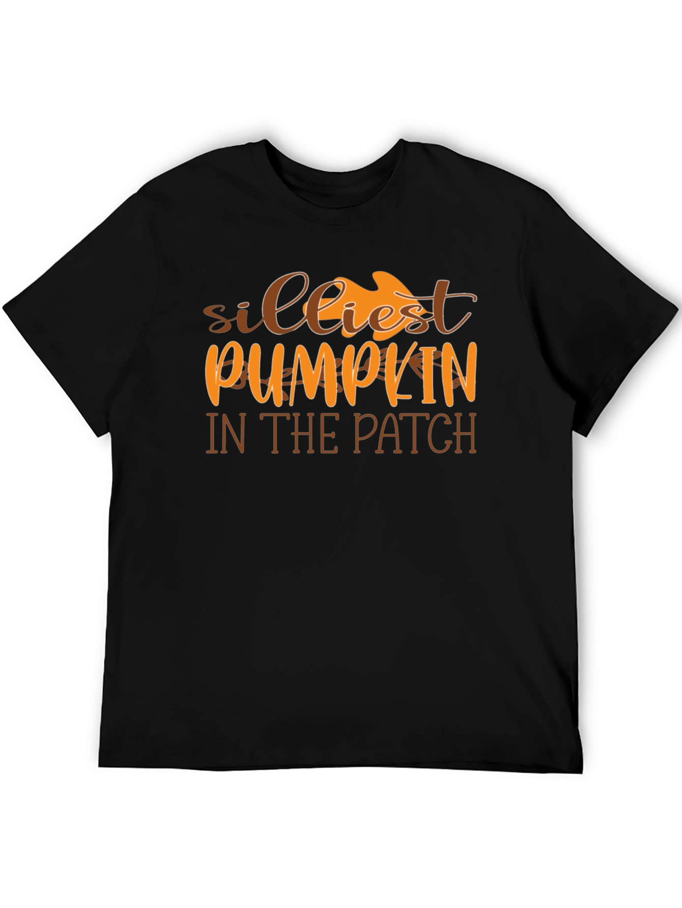 Silliest Pumpkin in the Patch Black Graphic Tee