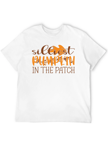 Silliest Pumpkin in the Patch Black Graphic Tee