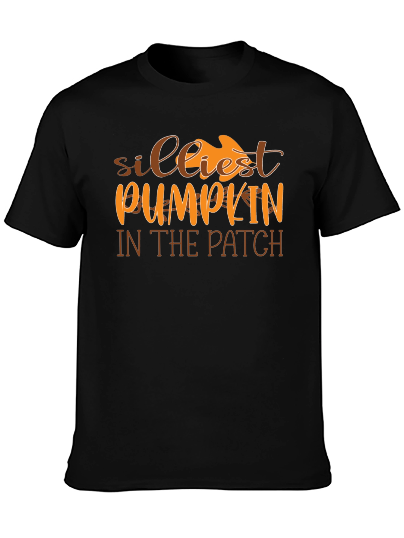 Silliest Pumpkin in the Patch Black Graphic Tee