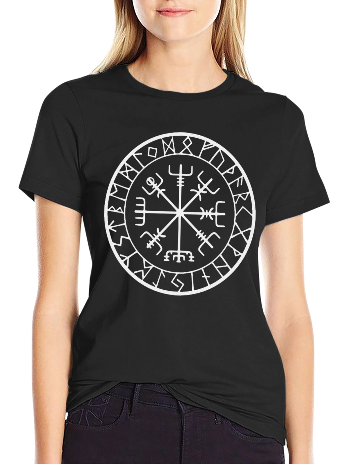 Vegvisir Compass Viking Rune T-Shirt