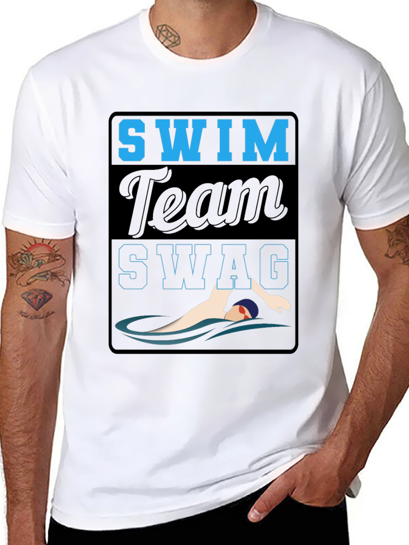 Swim Team Swag Tee