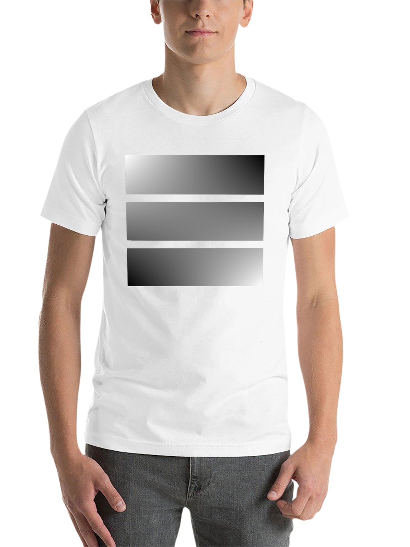Modern Graphic T-Shirt - Gradient Design