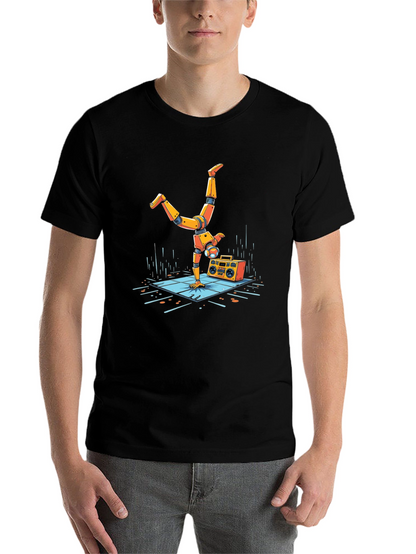 Robot Handstand Graphic Tee
