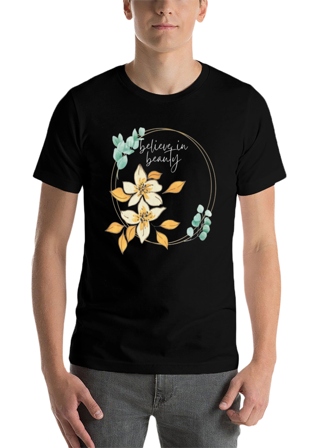 Believe in Beauty Floral Tee