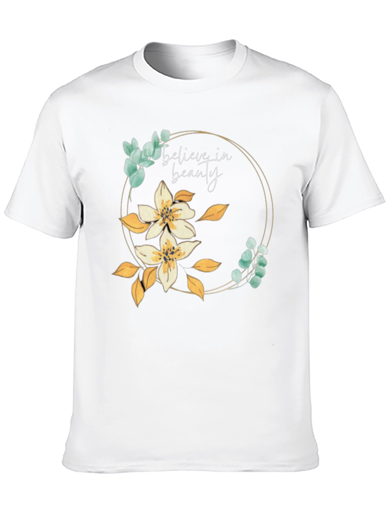 Believe in Beauty Floral Tee