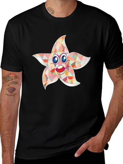 Starfish Graphic Tee - Whimsical Print Shirt