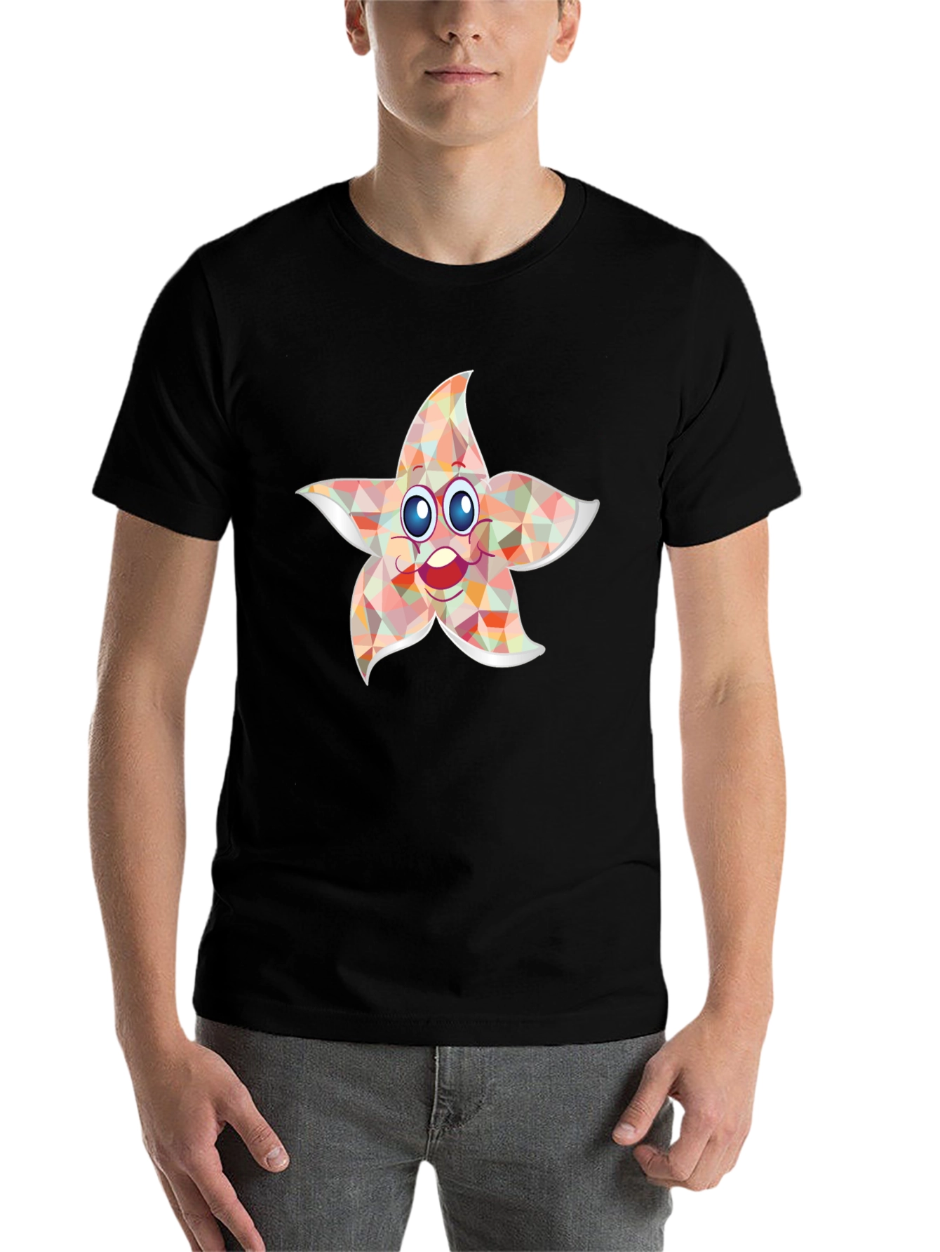 Starfish Graphic Tee - Whimsical Print Shirt