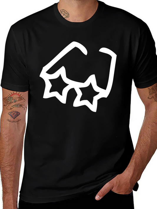Cool Star Sunglasses Graphic Black T-Shirt