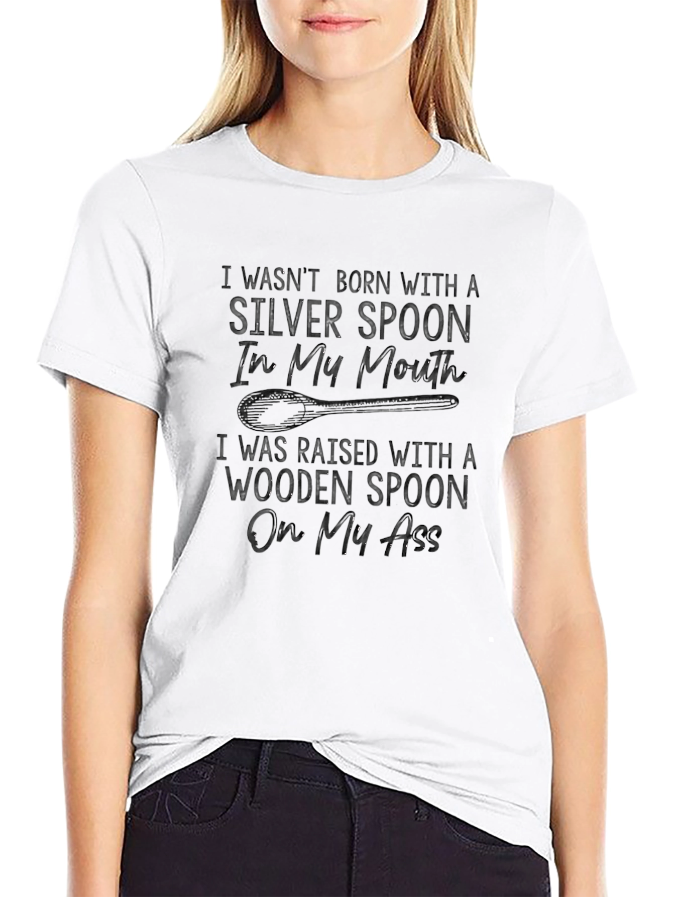 Funny Wooden Spoon Graphic T-Shirt