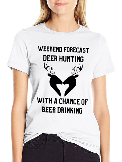 Deer Hunting Weekend Forecast Tee