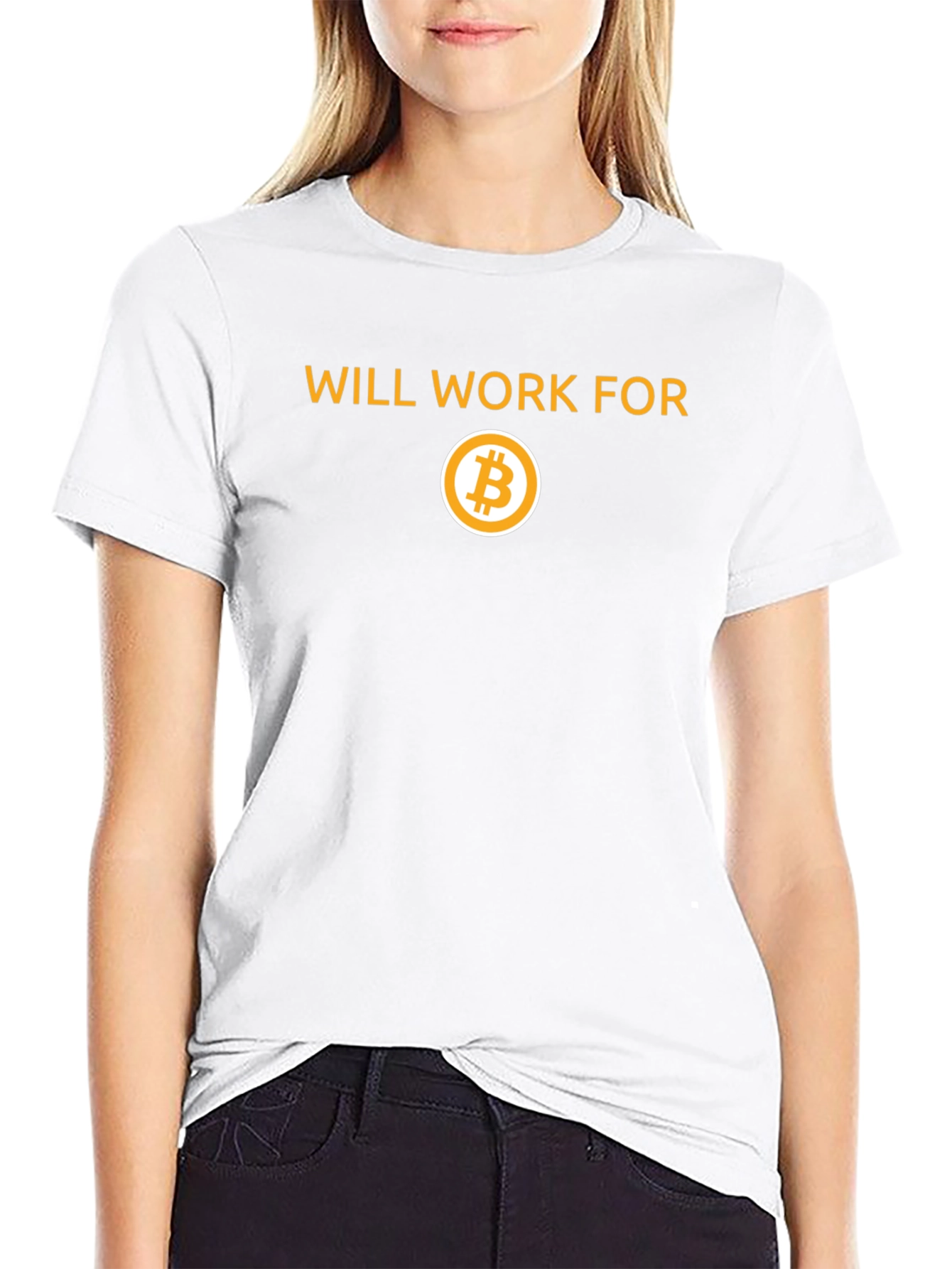 Will Work for Bitcoin T-Shirt