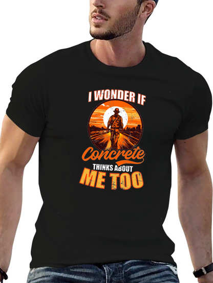 Concrete Worker Graphic T-Shirt