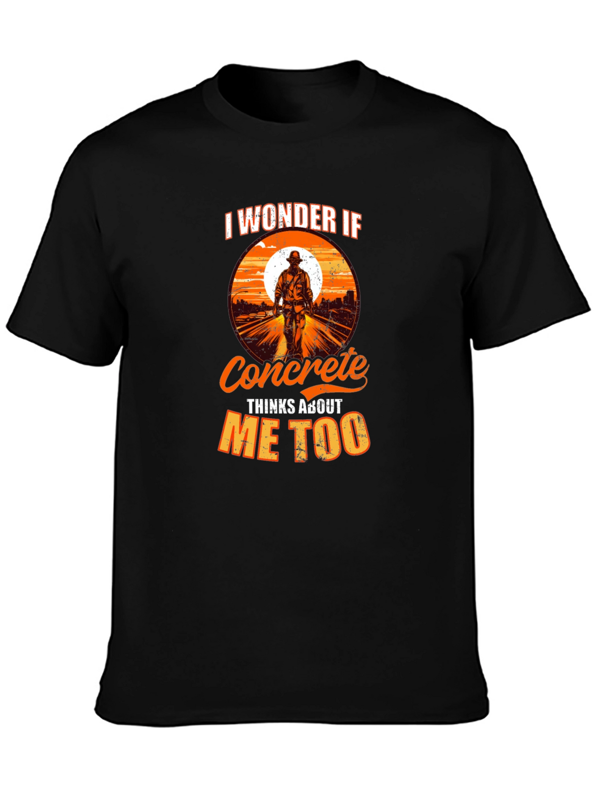 Concrete Worker Graphic T-Shirt