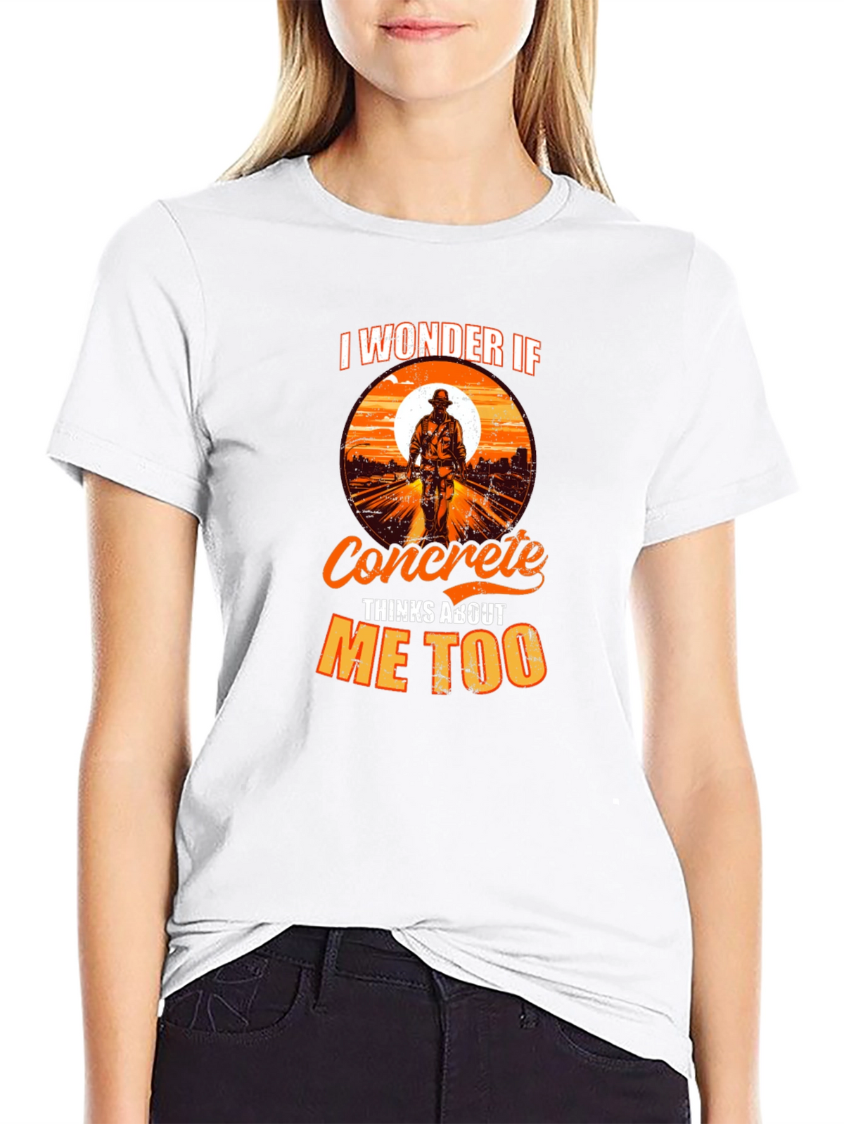 Concrete Worker Graphic T-Shirt