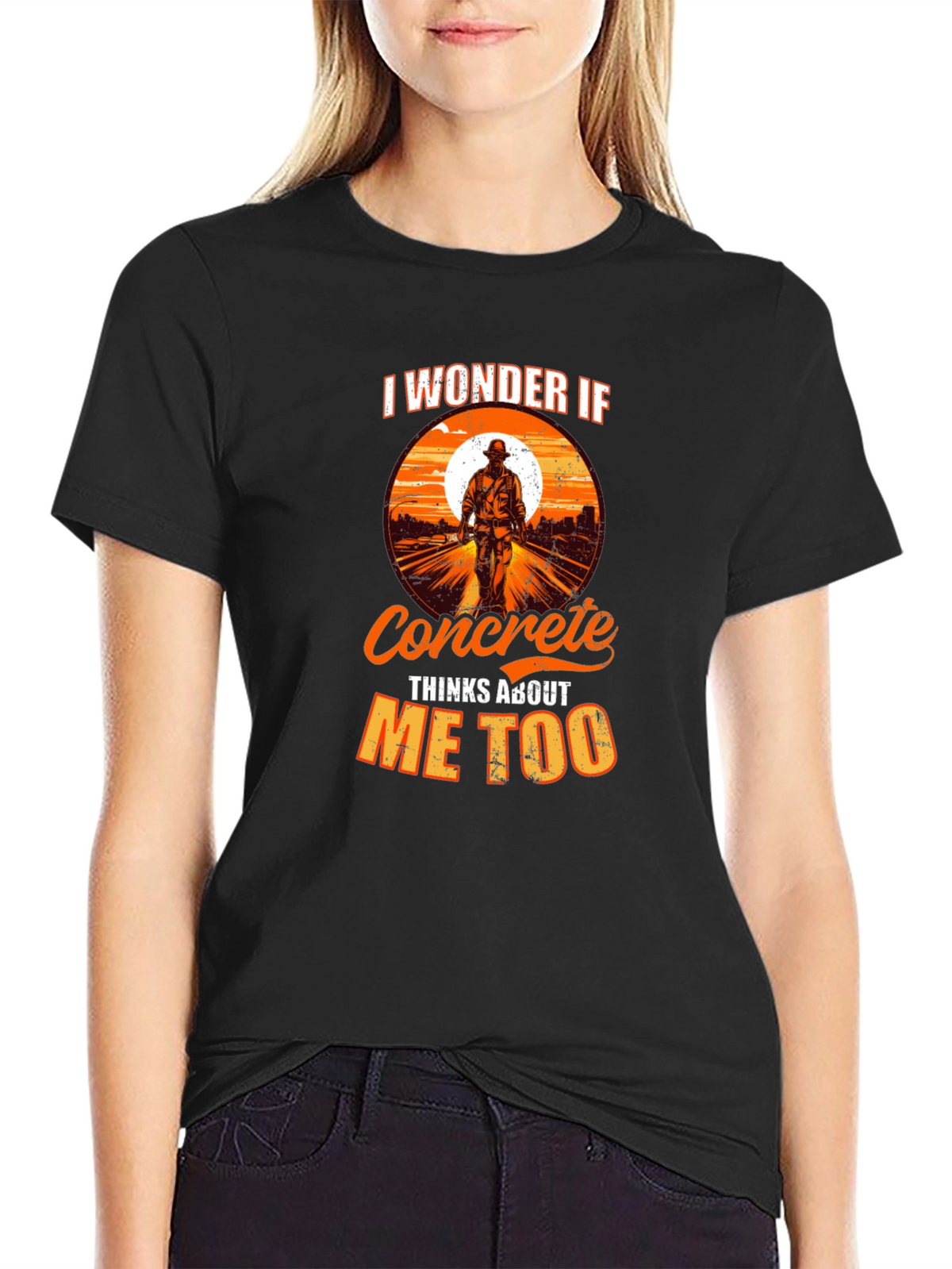 Concrete Worker Graphic T-Shirt